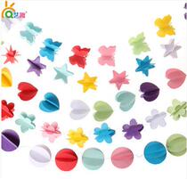 Art Interesting Toddler Handmade Material New Year Holiday Hanging Accessories Shape Lablossom Pendant Scene Arrangement Butterfly Heart-shaped Decoration