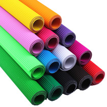 1 Color handmade corrugated paper thin childrens handmade model diy material wavy wrinkle color wrapping paper