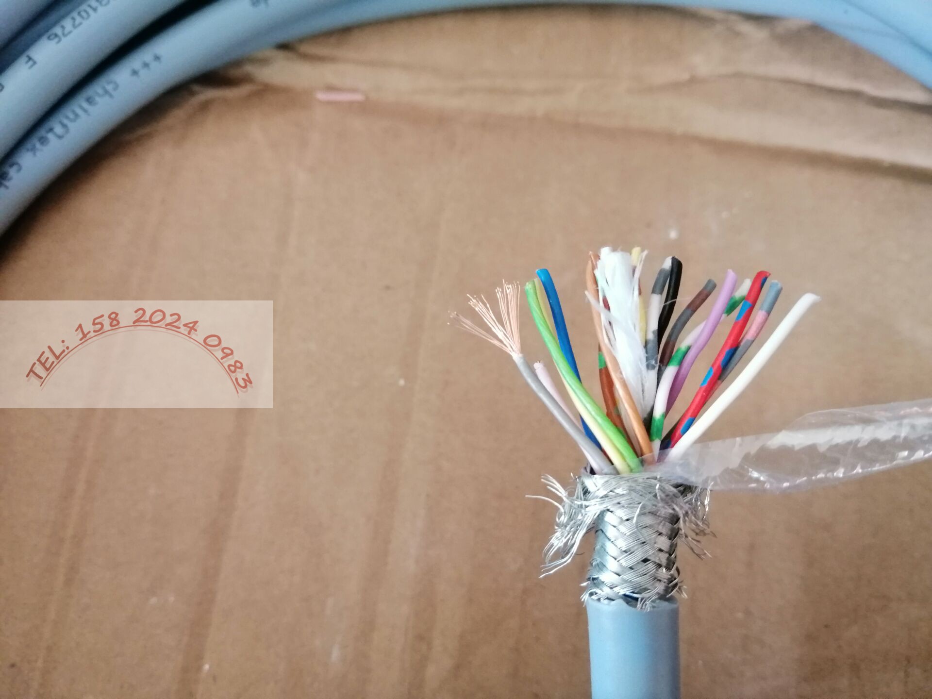 Germany igus 18-core bending-resistant shielded towline cable igus chainflex CF240 02 18