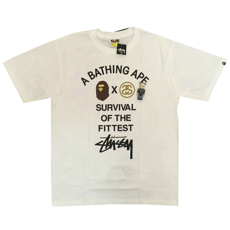 BAPE STUSSY联名T恤衫 BAPE STUSSY联名T恤衫
