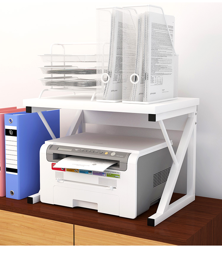 Kệ văn phòng phòng khách máy in kệ phân vùng lưu trữ kệ phân vùng laminate sao chép giá - Kệ kệ dép gỗ