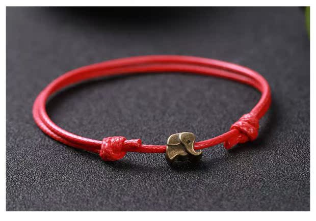 Đàn ông và phụ nữ retro cá tính vòng chân Nhật Bản và Hàn Quốc thời trang dây đỏ vòng chân vòng chân Sinh viên dây trang sức chân sinh viên dây thừng lắc chân nữ