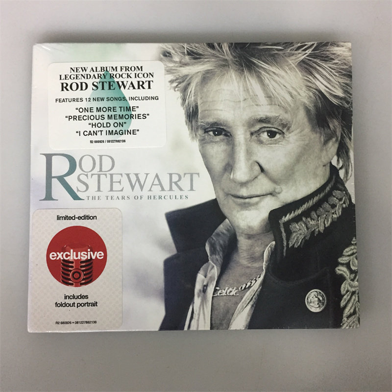 OM версия нераспечатанного CD Железный петух Род Стюарт Слезы Геркулеса Изображение 1
