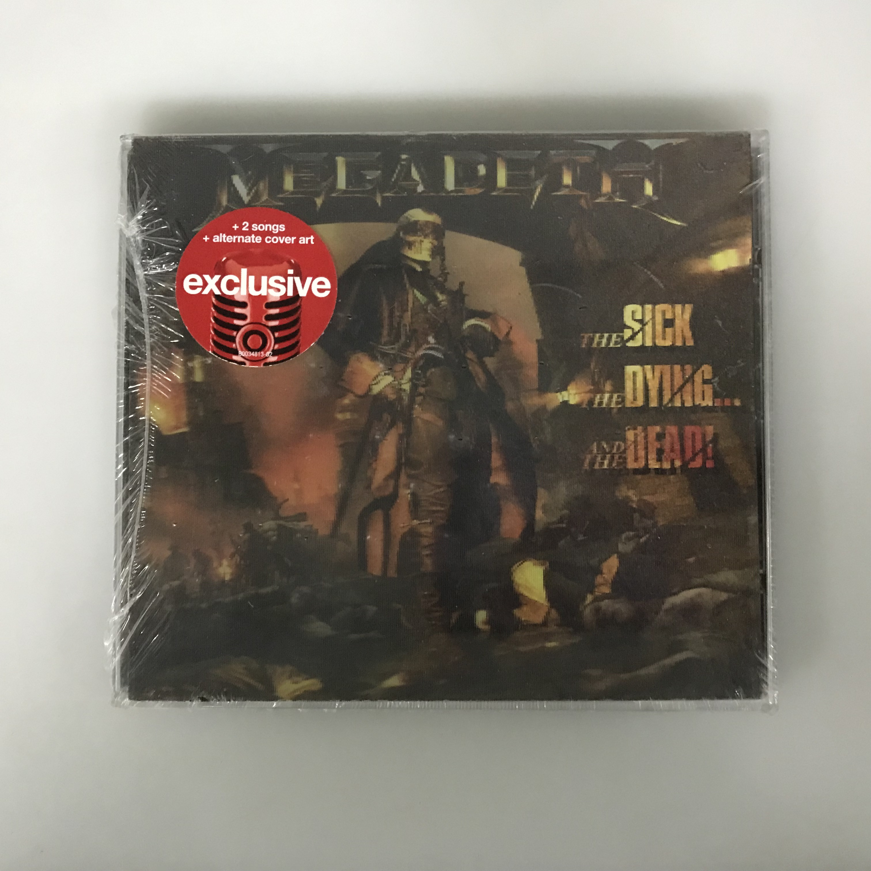Новая версия нераспечатанного диска Megadeth The Sick, The Dying and The Dead Изображение 1