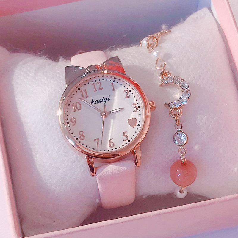 Girls' Bracelets for Summer, Cute Cartoon Style for 10-Year-Old Children, Korean Version, Simple, Best Friend Pair, 2025 New Model
