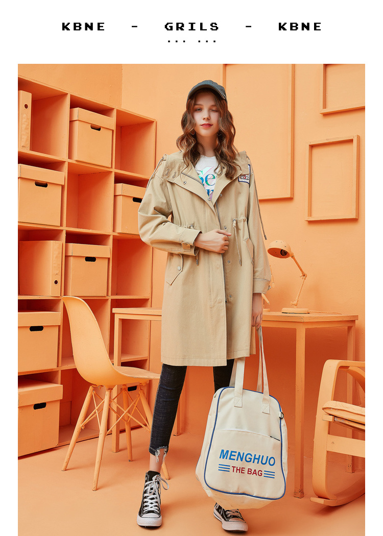 Trench pour femme KBNE     en Coton - Ref 3226597 Image 27