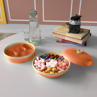 【过年必备】良津分格带盖收纳盒糖果盘