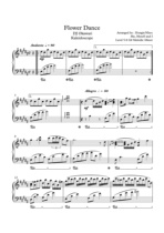 Flower Dance Piano Sheet Music HD sheet music production service