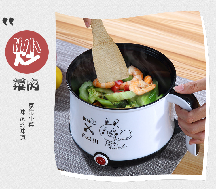 ca nau mi Máy hấp trứng đa chức năng máy trứng nhỏ omelette điện omelette nồi cắm không dính một nồi - Nồi trứng nồi bear 1.6 l