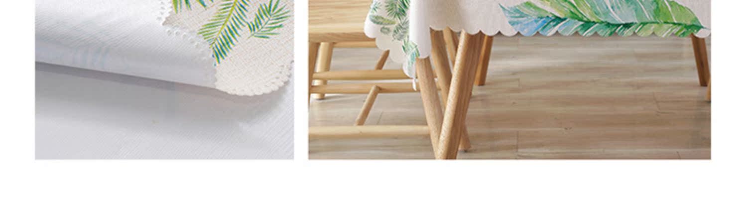 Khăn trải bàn không thấm nước và chống dầu chống vảy dùng một lần Khăn trải bàn bằng vải PVC Bắc Âu lưới đỏ in hình chữ nhật vải bàn khăn trải bàn - Khăn trải bàn khăn trải bàn ghế gỗ