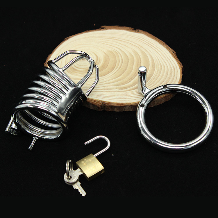 Metal Men's Underwear Virginity Lock Sm Erotics Supplies Alloy Chastity Belt Device Cb Virginity Lock Bird Cage Jj Cage