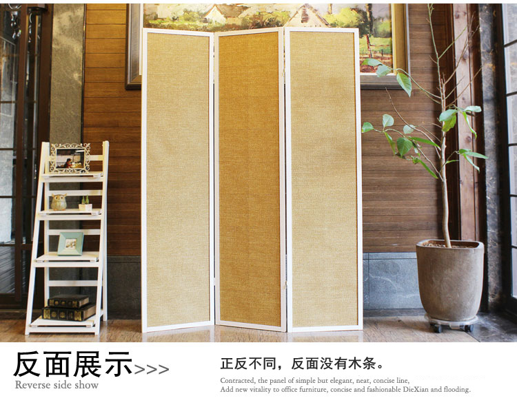 Shang Fanle Phong cách Nhật Bản khung gỗ rắn giấy gấp màn hình phòng khách nhà phòng ngủ đơn giản phân vùng di động - Màn hình / Cửa sổ bình phong đẹp