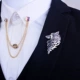 Trâm nam cao cấp phù hợp với đầy đủ phù hợp với phù hiệu trâm huy hiệu retro cổ áo hoa cổ áo kim kim pin phụ kiện áo vest