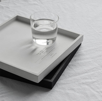 oroliving original cement tray clear water concrete home storage minimalist decoration plate Nordic model room