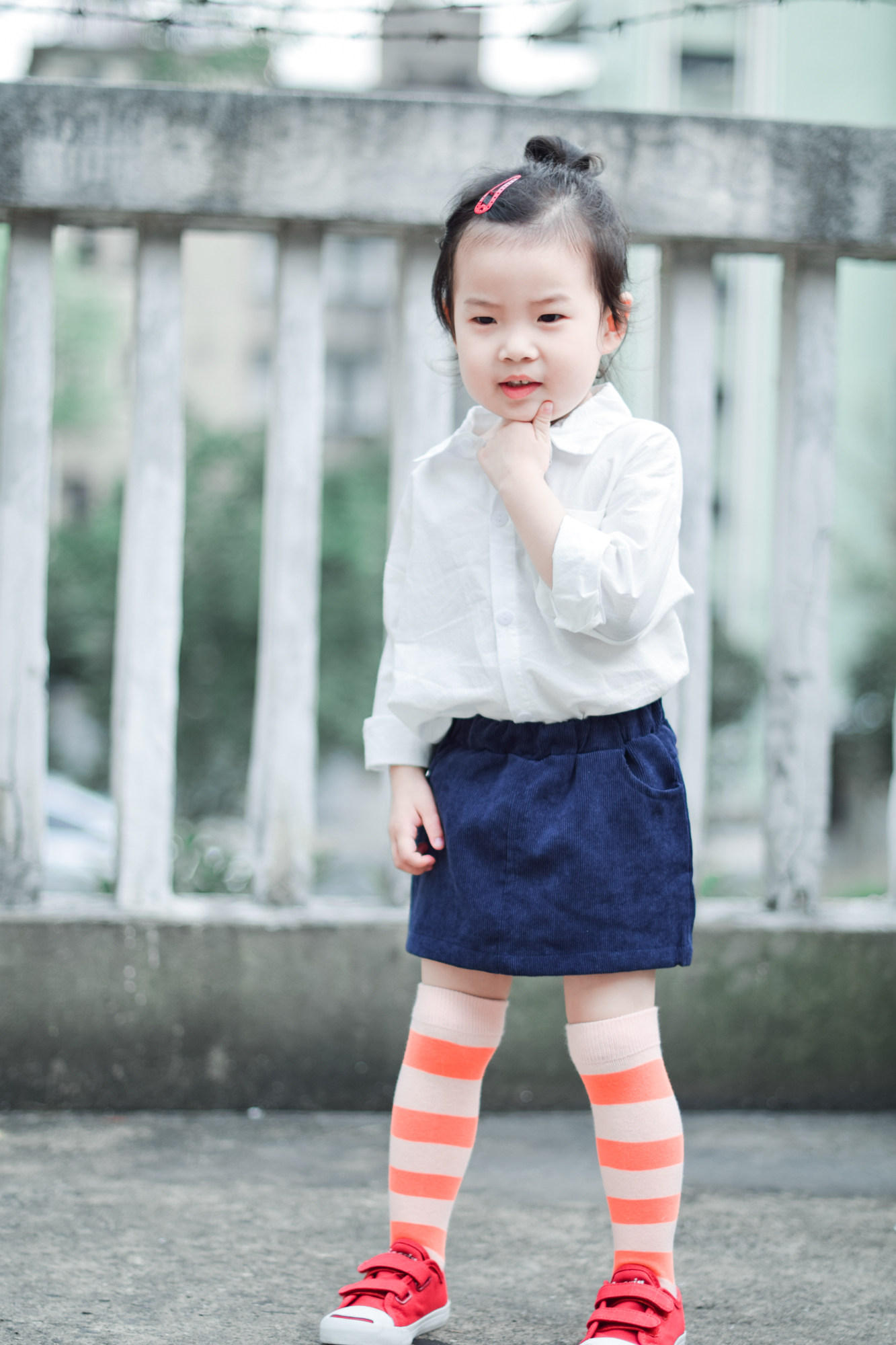 Jupe pour fille en velours côtelé - Ref 2048156 Image 32