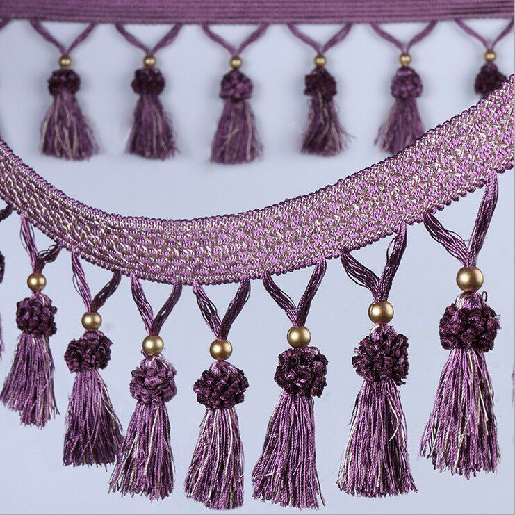 Curtain Lace crystal beads accessories Wedding accessories lace up the whole curly strawberry crystal hanging ears
