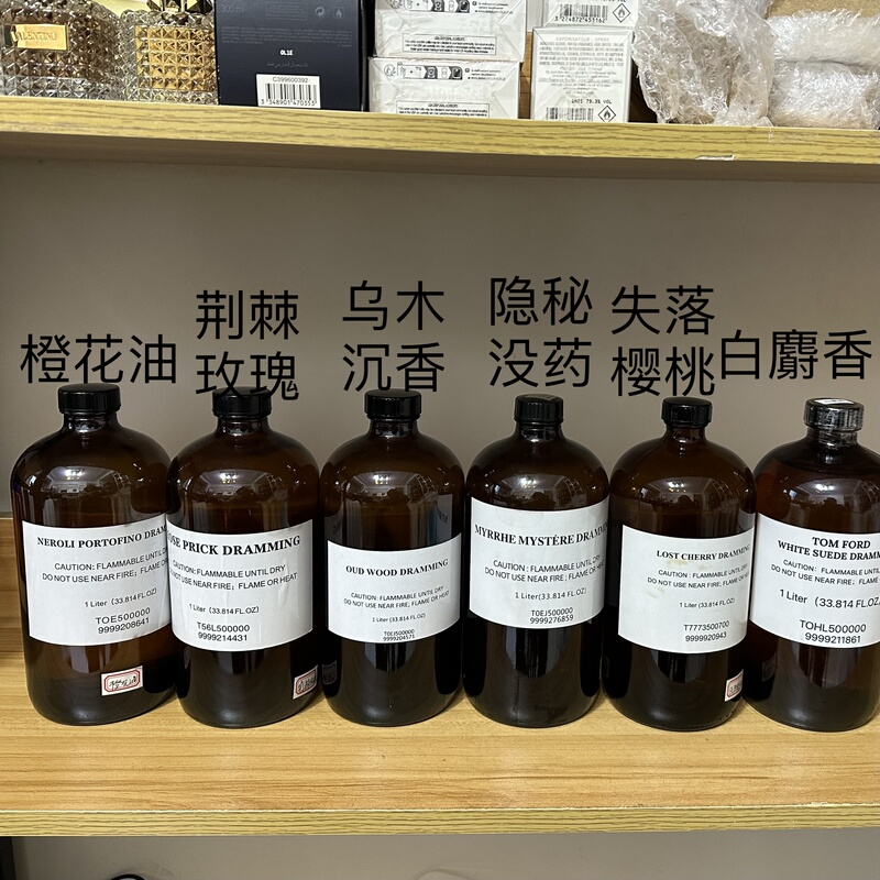 Sample Fragrances Such as Holy Wood Amber, Ebony, White Musk, Dark Bitter Peach, Black Jasmine, Etc. Are Shipped and Cannot Be Returned or Exchanged