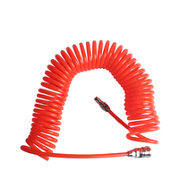 Shanes 8 * 5mm * 9 meters with joint spring air pipe retractable air pipe POE material soft rubber pipe resistant to high pressure