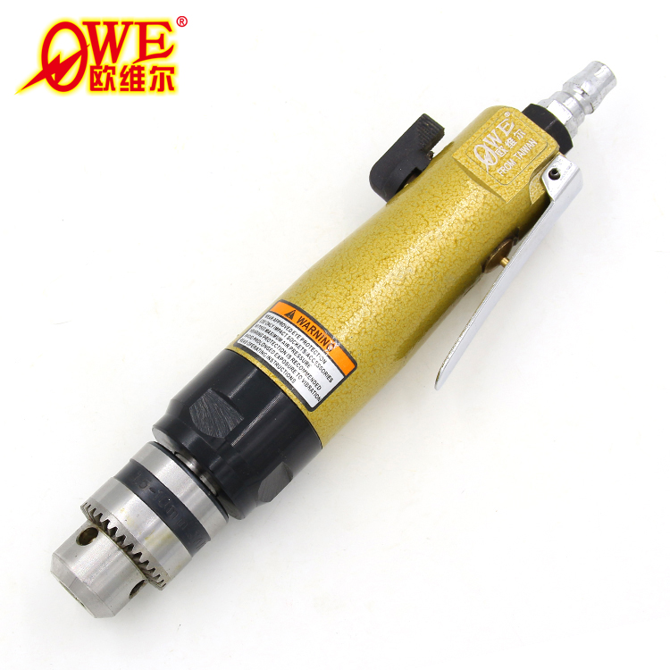 Owel OW-F05 wind drill reinforced 3 8 straight gas drill belt left and right rotation mixer 10mm