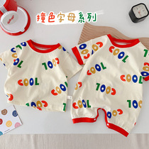 Baby Internet celebrity summer one-piece super cute baby clothes cute and soft newborn climbing suit thin short sleeves