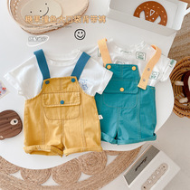 Childrens suspenders thin boys boys girls summer pants baby suspenders baby suspenders shorts trend