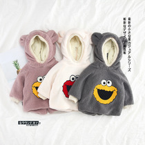 Baby Winter Dress Plus Suede Coat Lamb Suede Children Cotton Clothes Baby Autumn Winter Thickened Cotton Clothes Men And Women Warm Clothes