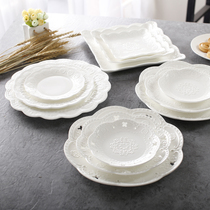 Release ceramic disk disk Snacky dish Fruit disk cake dish breakfast disk Western dish dish