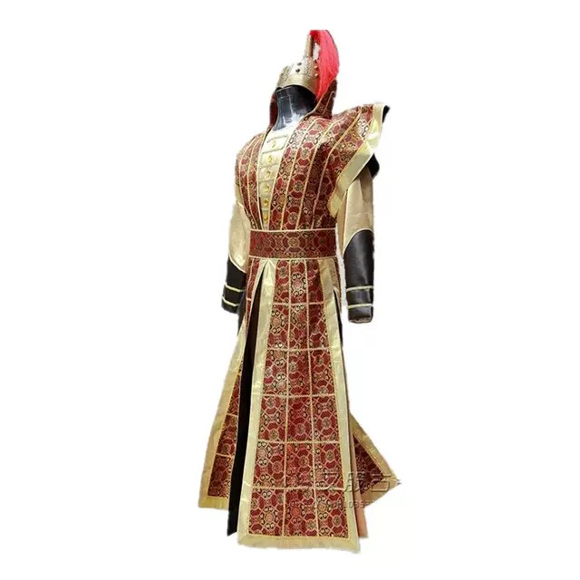 Ancient film and TV drama costumes Three Kingdoms General armor flowers Mulan men's armor Han clothes wardrobes cospa