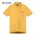 #CHAPS Áo sơ mi nam cổ điển màu đơn giản cổ điển mới t shirt polo Polo