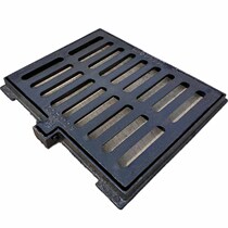 Ductile iron sleeve grate 400x500 rain water grate side well hand iron well cover pressure side well