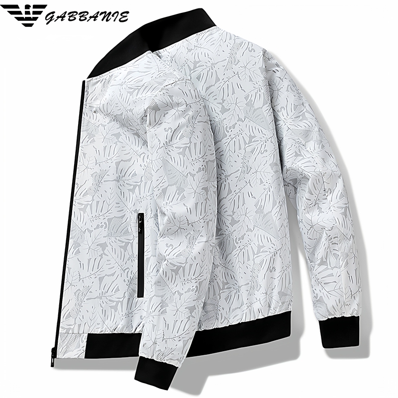 Outlet High-End Men's Jacket 2026 New Spring Fashion Casual Men's Slim Fit Versatile Baseball Collar Jacket