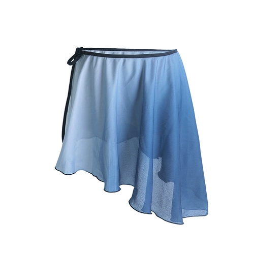 Новая балетная балетная юбка балета, кусок танцевальной тренировки, зашнутая шифоновая юбка с градиентом Halp