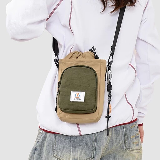 Outdoor Sports Style Small Bag, Portable, Versatile, Lightweight, Single-Shoulder Crossbody Bag, Trendy Brand, Cycling, Commuting, Mobile Phone Bag