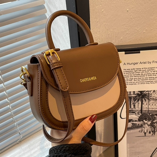 Небольшая дизайнерская небольшая сумка, демисезонная портативная сумка через плечо