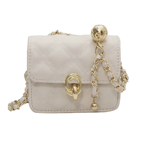 Маленькая летняя универсальная небольшая сумка, цепь, сумка через плечо, на цепочке