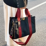 Вместительный и большой шоппер, портативный тканевый мешок, сумка через плечо