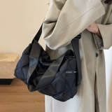 Модная вместительная и большая универсальная сумка на одно плечо, подушка, осенняя, городской стиль