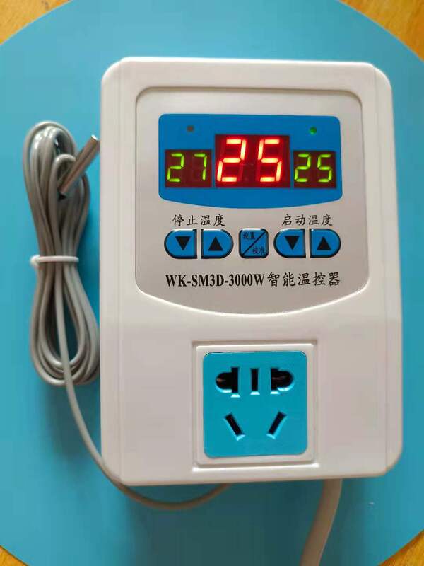 3000 Watt Digital Display Intelligent Thermostat Adjustable Controller Fully Automatic Electronic Temperature Control Switch Socket 3000 Watt Digital Display Intelligent Thermostat Adjustable Controller Fully Automatic Electronic Temperature Control Switch Socket
