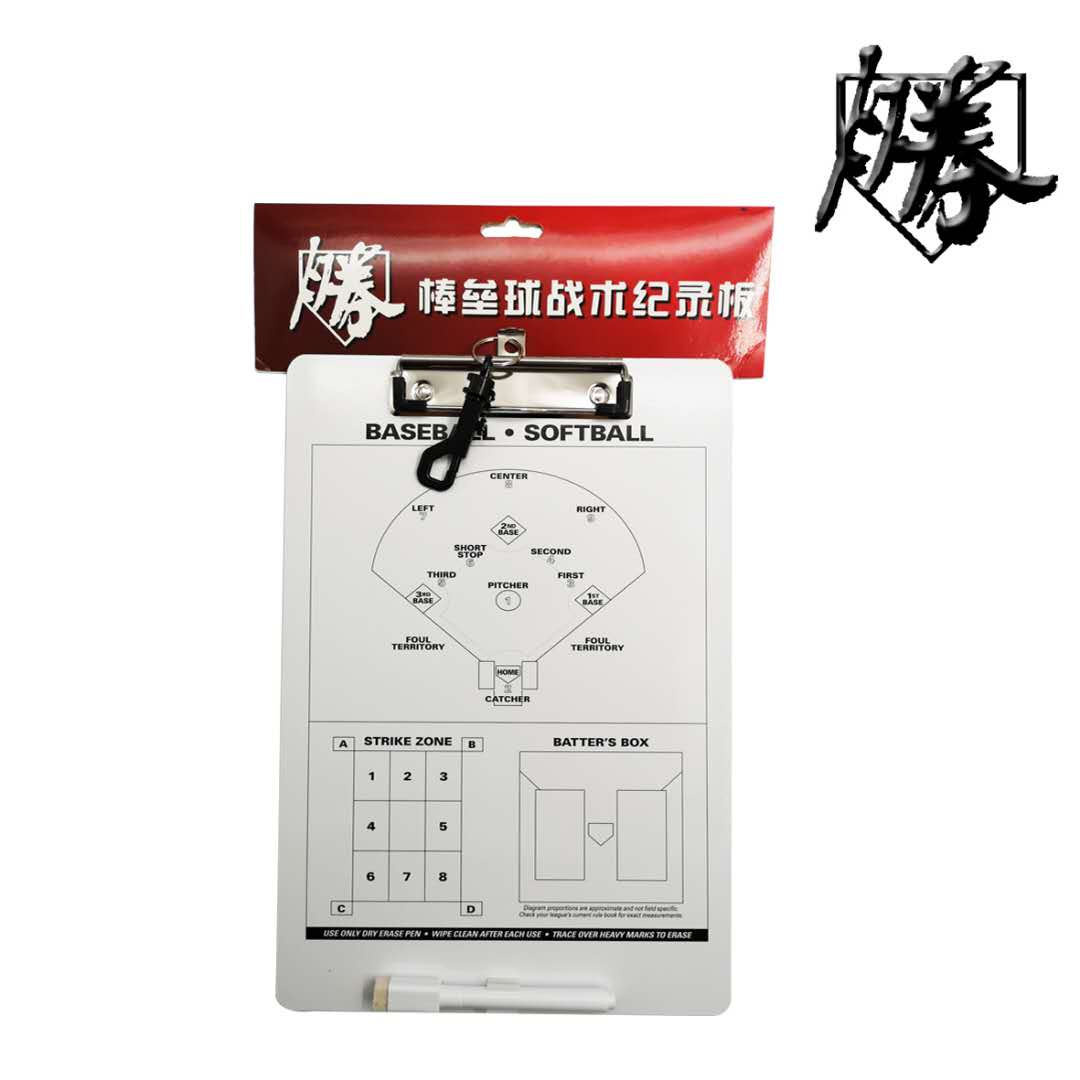 (Creative Winning Sports) Baseball Softball Tactical Record Board Coaching Training Erasable Note Board Baseball Softball Tactics