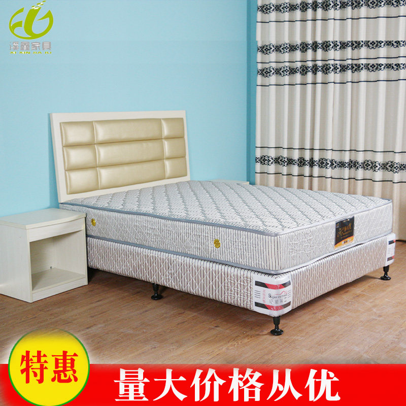 Hotel Bed Frame Guesthouses Innate Bed with a full set of custom-made guest rooms with bed apartment bed for technical cloth art folk Cebu with bed