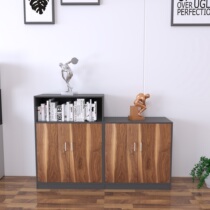 Office cabinet sliding door small file cabinet low cabinet wooden data cabinet printer cabinet file simple side cabinet