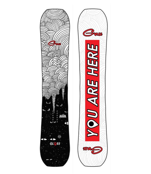 PZ Snow Furniture 2021 GNU Glosss C2 Female Veneer Snowboard Almighty Park Board