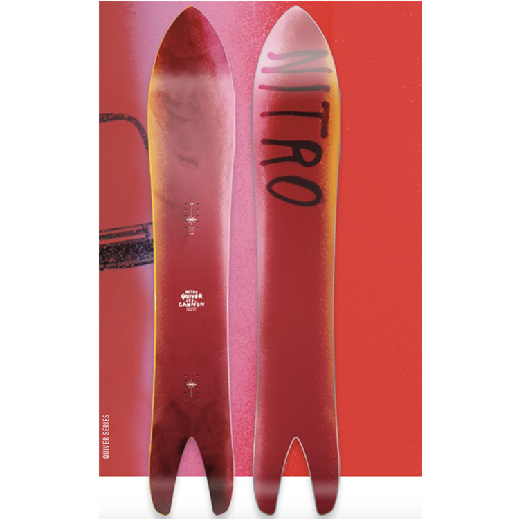 PZ snow furniture 2021 NTO The Quiver Cannon men's ski veneer Carved Snowboard
