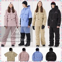 PZ ski 2122 DIMITO Korean ski suit men and women single double board waterproof pullover top top removable sleeve WORKS
