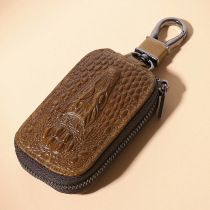 Upscale waist hanging car key bag universal genuine leather car remote control protective sleeve male and female style personality key sleeve