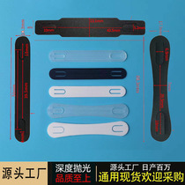Same day delivery Soft silicone handle black hanging strip Packaging color box Frosted handle hook Plastic small handle