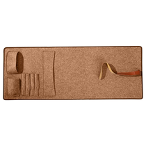 梅林笔庄便携书法收纳包初学者文房四宝毛笔套装成人随身旅行毛毡包学生笔墨纸砚练字毡垫笔帘收纳盒便携包