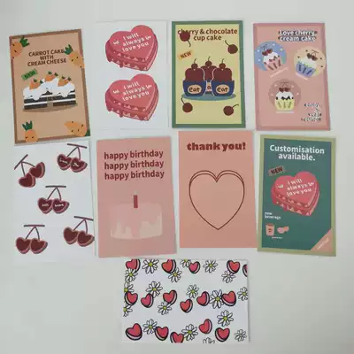 ins Wind Hanfeng love card wall decoration card picture