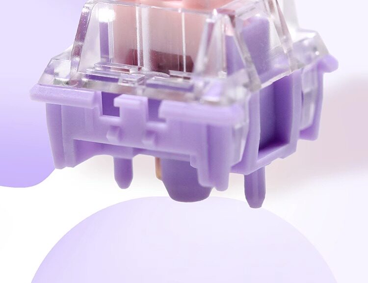 Вал moyu三色堇轴提前段落轴手感精选弹簧pc高强度外壳pom轴心5脚 OTHER