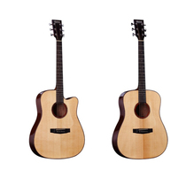 Truman D50 single folk guitar spruce wood Professional Travel men and women 41 inch electric box student entry knob D25